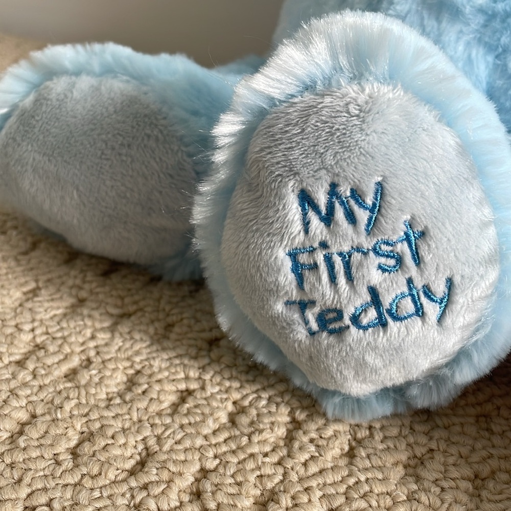 Baby Ganz Collection Plush Blue Teddy Bear - Picture 5 of 6